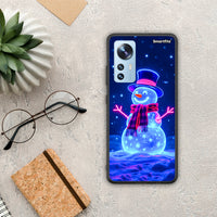 Thumbnail for Christmas Neon Snowman - Xiaomi 12 / 12X 5G θήκη