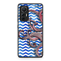 Thumbnail for Xiaomi 12 Lite 5G Chevron Devilfish θήκη από τη Smartfits με σχέδιο στο πίσω μέρος και μαύρο περίβλημα | Smartphone case with colorful back and black bezels by Smartfits