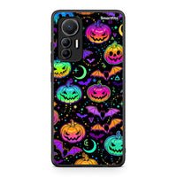 Thumbnail for Xiaomi 12 Lite 5G Neon Halloween θήκη από τη Smartfits με σχέδιο στο πίσω μέρος και μαύρο περίβλημα | Smartphone case with colorful back and black bezels by Smartfits