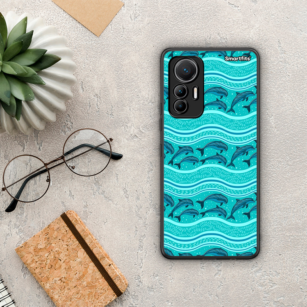 Swimming Dolphins - Xiaomi 12 Lite 5G case