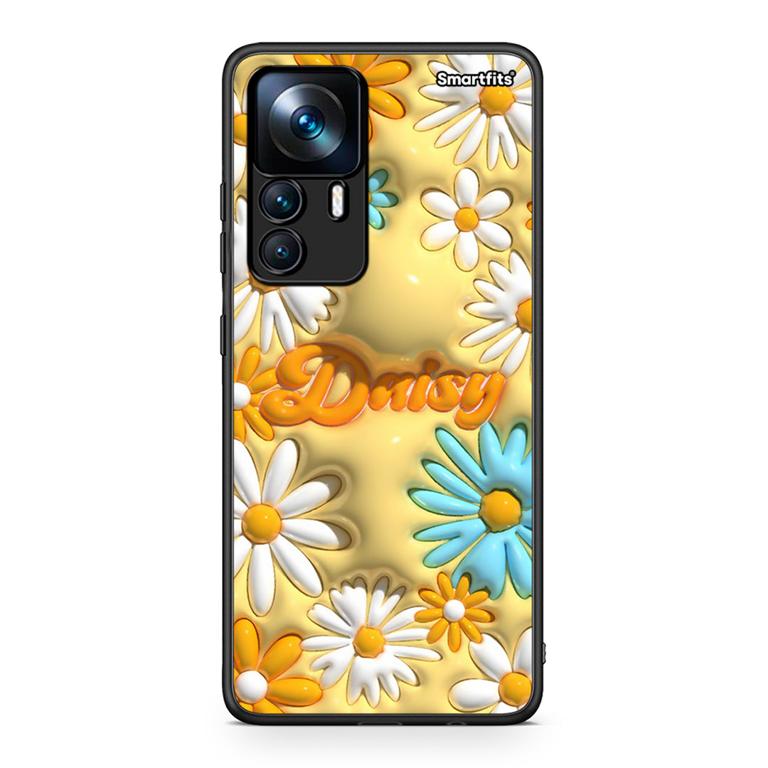 Xiaomi 12T / 12T Pro / K50 Ultra Bubble Daisies θήκη από τη Smartfits με σχέδιο στο πίσω μέρος και μαύρο περίβλημα | Smartphone case with colorful back and black bezels by Smartfits