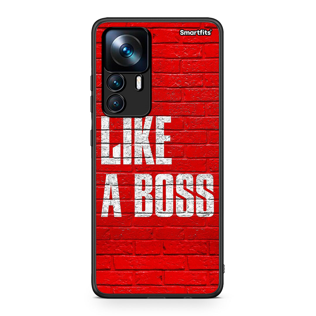 Xiaomi 12T / K50 Ultra Like A Boss θήκη από τη Smartfits με σχέδιο στο πίσω μέρος και μαύρο περίβλημα | Smartphone case with colorful back and black bezels by Smartfits