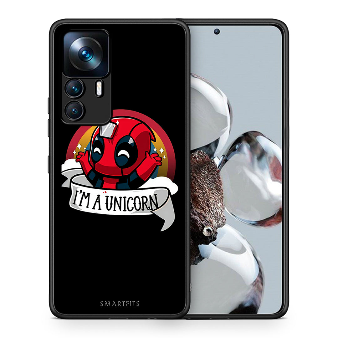 Θήκη Xiaomi 12T / K50 Ultra Unicorn Deadpool από τη Smartfits με σχέδιο στο πίσω μέρος και μαύρο περίβλημα | Xiaomi 12T / K50 Ultra Unicorn Deadpool case with colorful back and black bezels