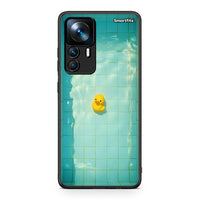 Thumbnail for Xiaomi 12T / 12T Pro / K50 Ultra Yellow Duck θήκη από τη Smartfits με σχέδιο στο πίσω μέρος και μαύρο περίβλημα | Smartphone case with colorful back and black bezels by Smartfits