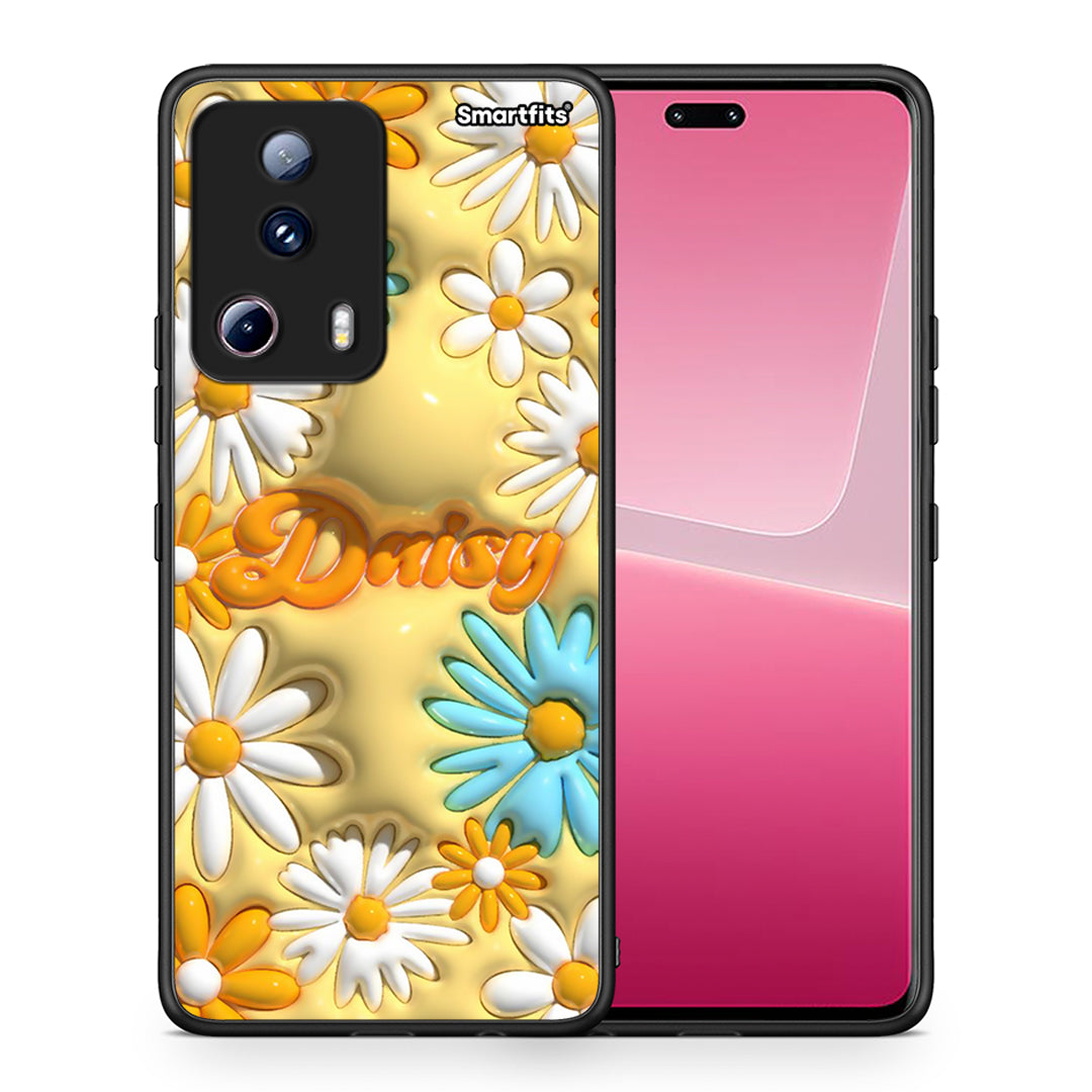 Θήκη Xiaomi 13 Lite 5G Bubble Daisies από τη Smartfits με σχέδιο στο πίσω μέρος και μαύρο περίβλημα | Xiaomi 13 Lite 5G Bubble Daisies Case with Colorful Back and Black Bezels