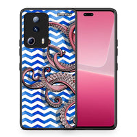 Thumbnail for Θήκη Xiaomi 13 Lite 5G Chevron Devilfish από τη Smartfits με σχέδιο στο πίσω μέρος και μαύρο περίβλημα | Xiaomi 13 Lite 5G Chevron Devilfish Case with Colorful Back and Black Bezels