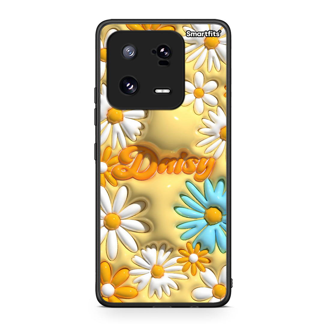 Θήκη Xiaomi 13 Bubble Daisies από τη Smartfits με σχέδιο στο πίσω μέρος και μαύρο περίβλημα | Xiaomi 13 Bubble Daisies Case with Colorful Back and Black Bezels