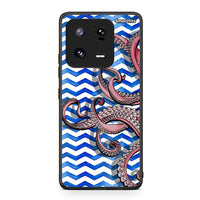 Thumbnail for Θήκη Xiaomi 13 Chevron Devilfish από τη Smartfits με σχέδιο στο πίσω μέρος και μαύρο περίβλημα | Xiaomi 13 Chevron Devilfish Case with Colorful Back and Black Bezels