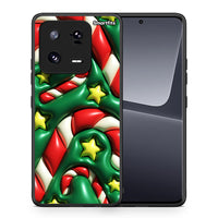 Thumbnail for Θήκη Xiaomi 13 Pro Christmas Bubbles από τη Smartfits με σχέδιο στο πίσω μέρος και μαύρο περίβλημα | Xiaomi 13 Pro Christmas Bubbles Case with Colorful Back and Black Bezels