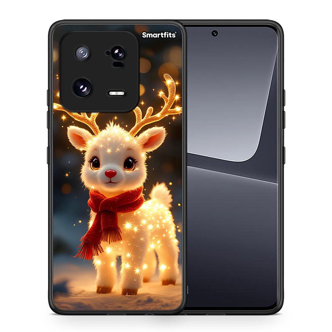 Θήκη Xiaomi 13 Pro Christmas Cutie από τη Smartfits με σχέδιο στο πίσω μέρος και μαύρο περίβλημα | Xiaomi 13 Pro Christmas Cutie Case with Colorful Back and Black Bezels