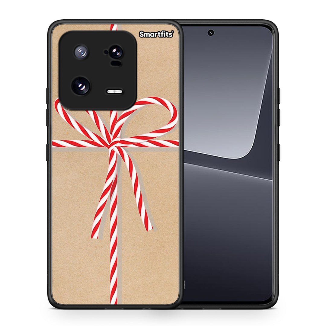 Θήκη Xiaomi 13 Pro Christmas Gift από τη Smartfits με σχέδιο στο πίσω μέρος και μαύρο περίβλημα | Xiaomi 13 Pro Christmas Gift Case with Colorful Back and Black Bezels