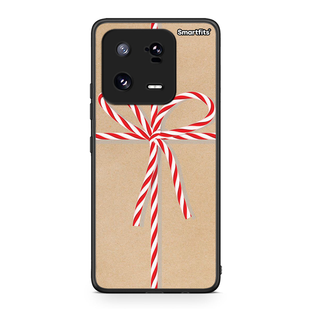 Θήκη Xiaomi 13 Pro Christmas Gift από τη Smartfits με σχέδιο στο πίσω μέρος και μαύρο περίβλημα | Xiaomi 13 Pro Christmas Gift Case with Colorful Back and Black Bezels