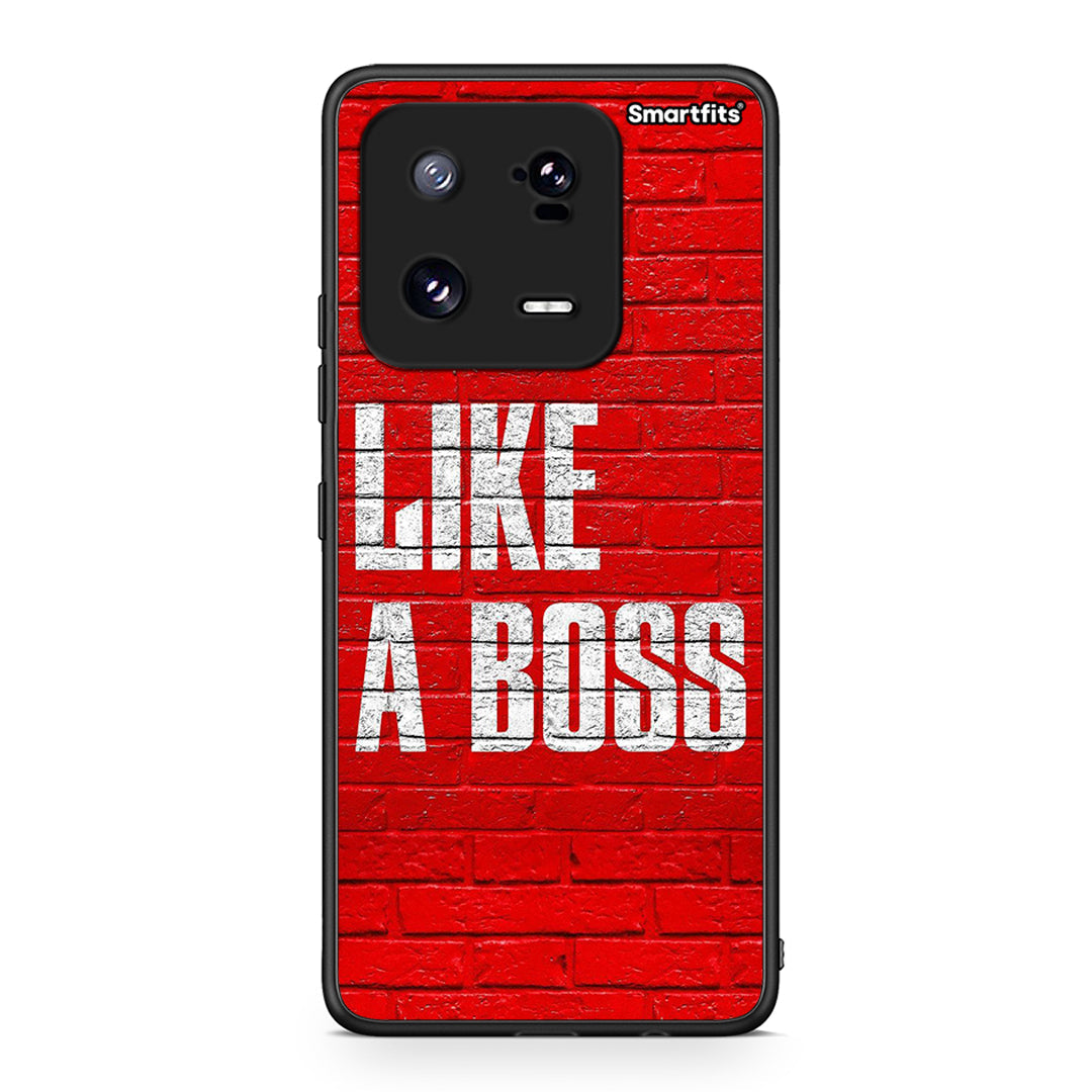 Θήκη Xiaomi 13 Pro Like A Boss από τη Smartfits με σχέδιο στο πίσω μέρος και μαύρο περίβλημα | Xiaomi 13 Pro Like A Boss Case with Colorful Back and Black Bezels