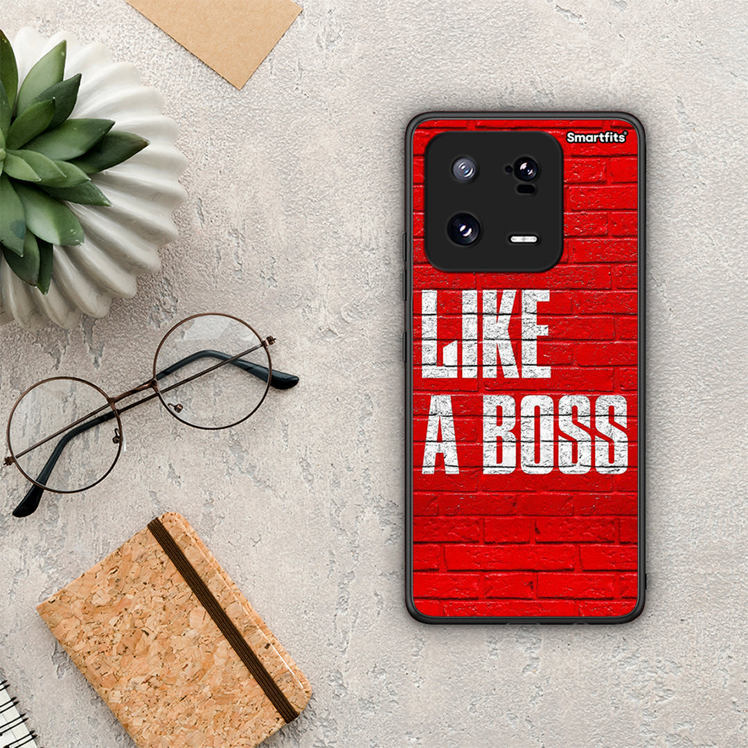 Θήκη Xiaomi 13 Pro Like A Boss από τη Smartfits με σχέδιο στο πίσω μέρος και μαύρο περίβλημα | Xiaomi 13 Pro Like A Boss Case with Colorful Back and Black Bezels