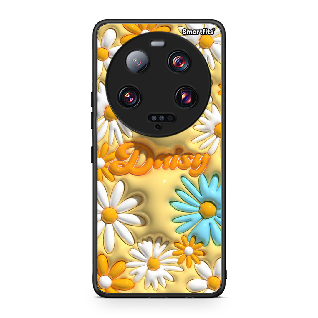 Θήκη Xiaomi 13 Ultra Bubble Daisies από τη Smartfits με σχέδιο στο πίσω μέρος και μαύρο περίβλημα | Xiaomi 13 Ultra Bubble Daisies Case with Colorful Back and Black Bezels