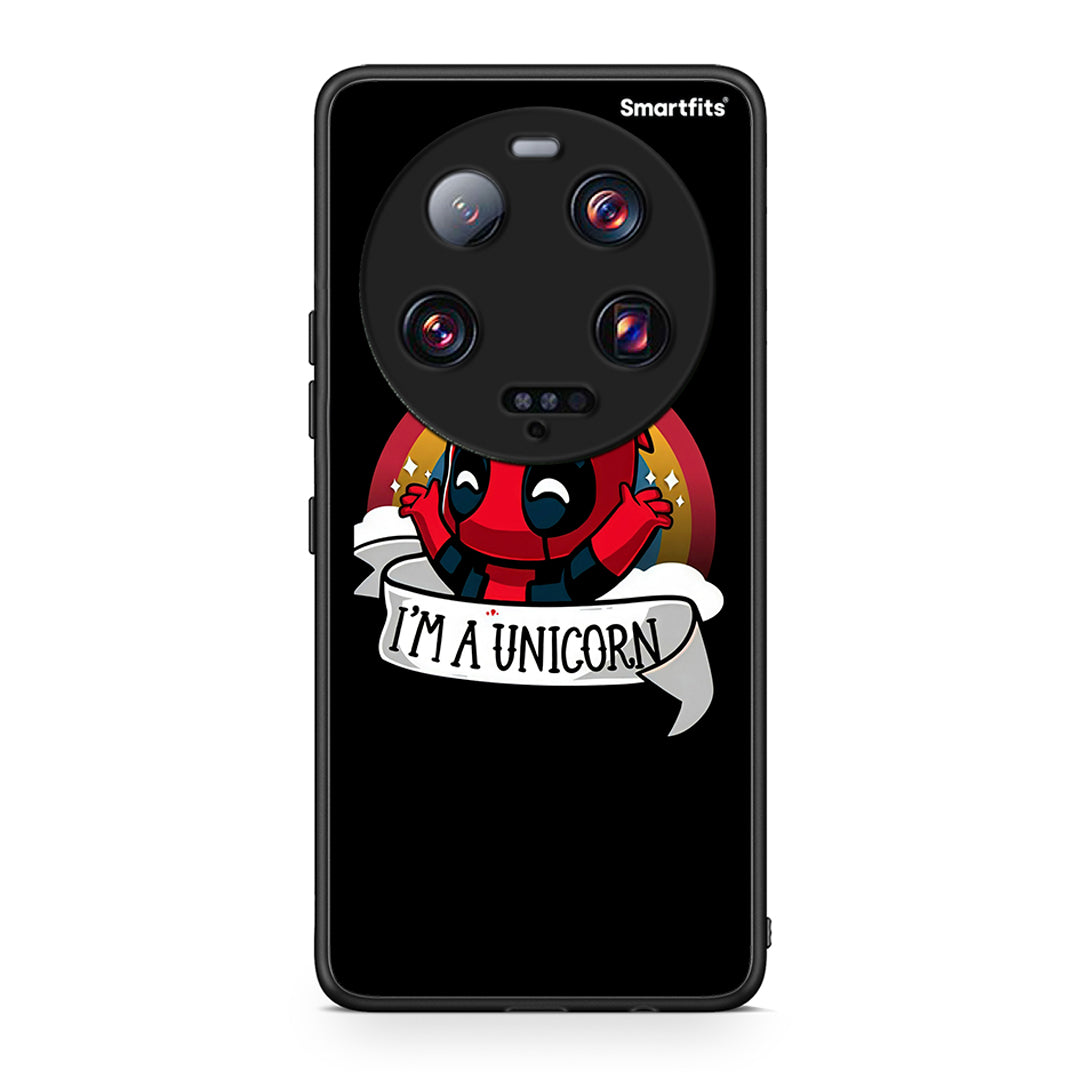 Θήκη Xiaomi 13 Ultra Unicorn Deadpool από τη Smartfits με σχέδιο στο πίσω μέρος και μαύρο περίβλημα | Xiaomi 13 Ultra Unicorn Deadpool Case with Colorful Back and Black Bezels