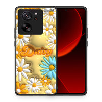 Thumbnail for Θήκη Xiaomi 13T Bubble Daisies από τη Smartfits με σχέδιο στο πίσω μέρος και μαύρο περίβλημα | Xiaomi 13T Bubble Daisies case with colorful back and black bezels