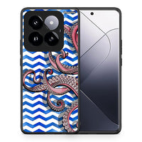 Thumbnail for Θήκη Xiaomi 14 Pro 5G Chevron Devilfish από τη Smartfits με σχέδιο στο πίσω μέρος και μαύρο περίβλημα | Xiaomi 14 Pro 5G Chevron Devilfish case with colorful back and black bezels