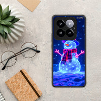 Thumbnail for Christmas Neon Snowman - Xiaomi 14 Pro 5G θήκη