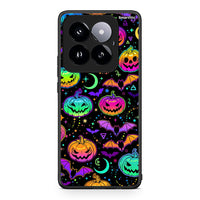 Thumbnail for Xiaomi 14 Pro 5G Neon Halloween θήκη από τη Smartfits με σχέδιο στο πίσω μέρος και μαύρο περίβλημα | Smartphone case with colorful back and black bezels by Smartfits