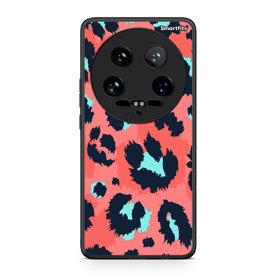 22 - Xiaomi 14 Ultra Pink Leopard Animal case, cover, bumper
