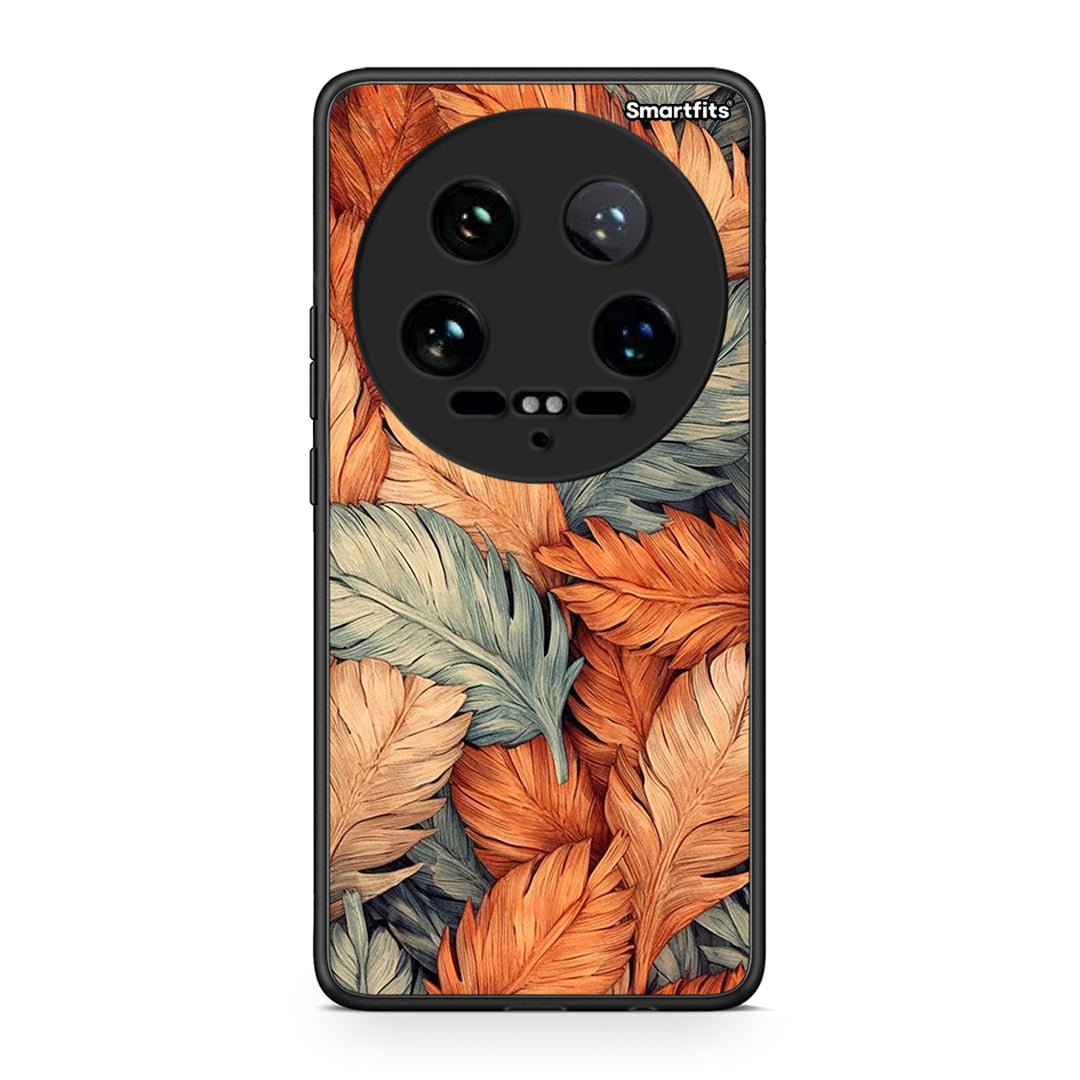 Xiaomi 14 Ultra Autumn Leaves Θήκη από τη Smartfits με σχέδιο στο πίσω μέρος και μαύρο περίβλημα | Smartphone case with colorful back and black bezels by Smartfits