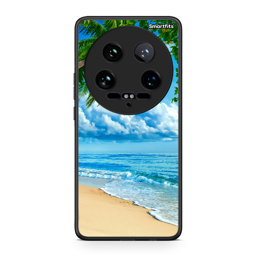 Xiaomi 14 Ultra Beautiful Beach θήκη από τη Smartfits με σχέδιο στο πίσω μέρος και μαύρο περίβλημα | Smartphone case with colorful back and black bezels by Smartfits