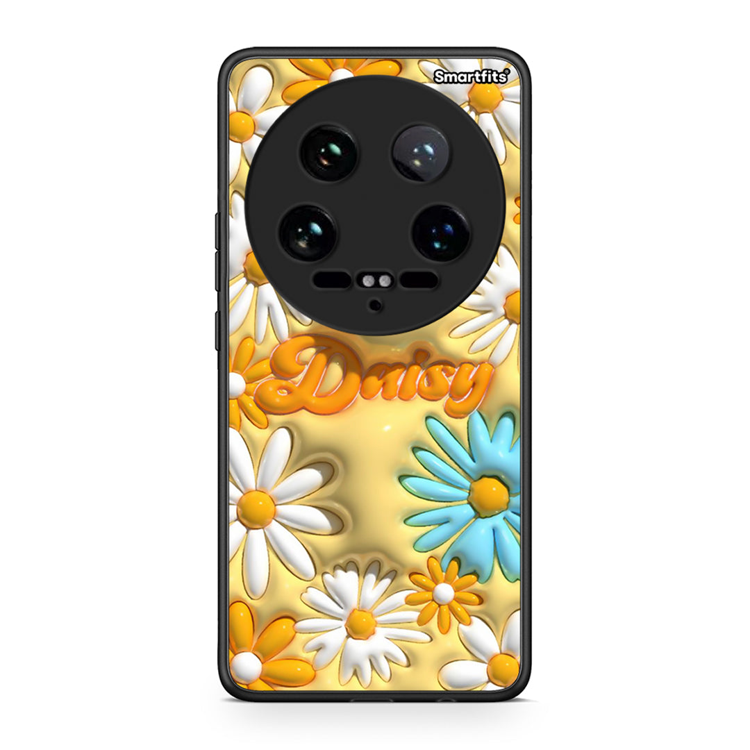 Xiaomi 14 Ultra Bubble Daisies θήκη από τη Smartfits με σχέδιο στο πίσω μέρος και μαύρο περίβλημα | Smartphone case with colorful back and black bezels by Smartfits