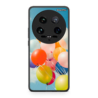 Thumbnail for Xiaomi 14 Ultra Colorful Balloons θήκη από τη Smartfits με σχέδιο στο πίσω μέρος και μαύρο περίβλημα | Smartphone case with colorful back and black bezels by Smartfits
