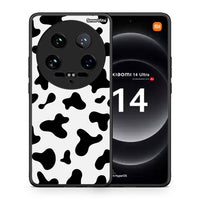 Thumbnail for Θήκη Xiaomi 14 Ultra Cow Print από τη Smartfits με σχέδιο στο πίσω μέρος και μαύρο περίβλημα | Xiaomi 14 Ultra Cow Print case with colorful back and black bezels
