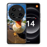 Thumbnail for Θήκη Xiaomi 14 Ultra Duck Face από τη Smartfits με σχέδιο στο πίσω μέρος και μαύρο περίβλημα | Xiaomi 14 Ultra Duck Face case with colorful back and black bezels