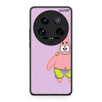 Thumbnail for Xiaomi 14 Ultra Friends Patrick θήκη από τη Smartfits με σχέδιο στο πίσω μέρος και μαύρο περίβλημα | Smartphone case with colorful back and black bezels by Smartfits