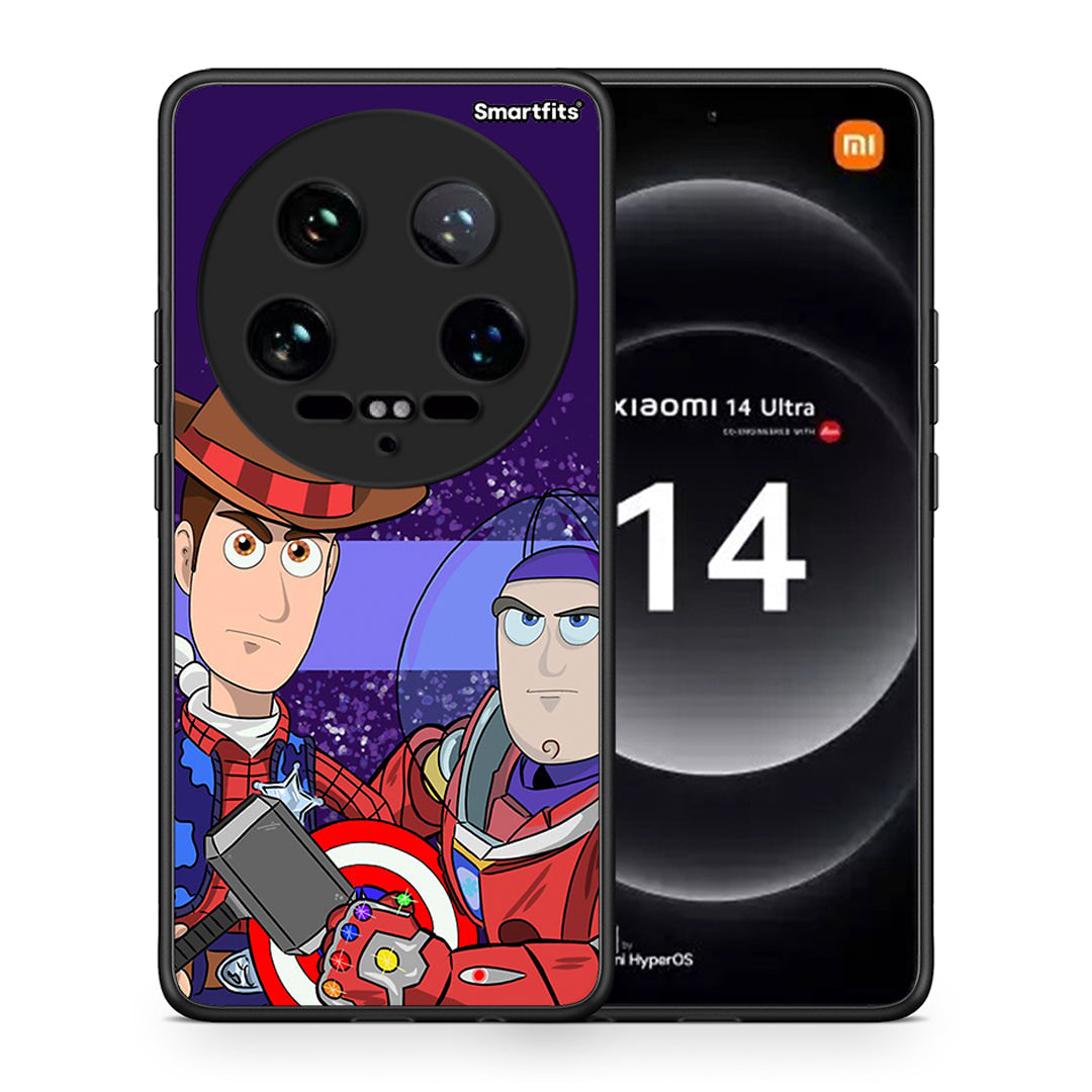 Θήκη Xiaomi 14 Ultra Infinity Story από τη Smartfits με σχέδιο στο πίσω μέρος και μαύρο περίβλημα | Xiaomi 14 Ultra Infinity Story case with colorful back and black bezels