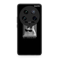 Thumbnail for Xiaomi 14 Ultra Meme Cat θήκη από τη Smartfits με σχέδιο στο πίσω μέρος και μαύρο περίβλημα | Smartphone case with colorful back and black bezels by Smartfits