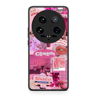 Thumbnail for Xiaomi 14 Ultra Pink Love Θήκη Αγίου Βαλεντίνου από τη Smartfits με σχέδιο στο πίσω μέρος και μαύρο περίβλημα | Smartphone case with colorful back and black bezels by Smartfits