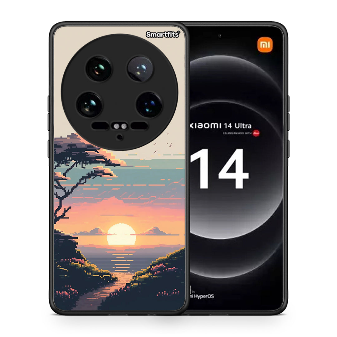 Pixel Sunset - Xiaomi 14 Ultra Case