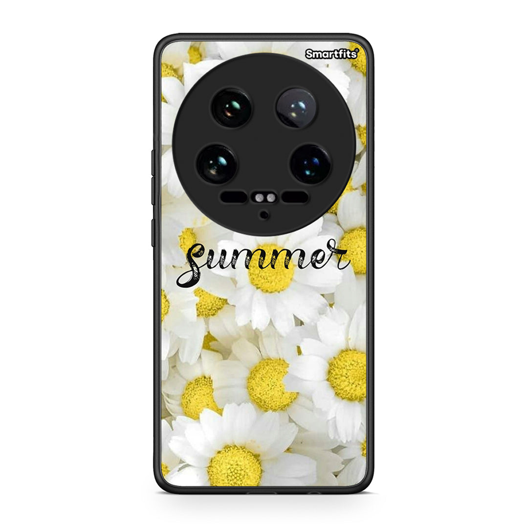 Xiaomi 14 Ultra Summer Daisies Θήκη από τη Smartfits με σχέδιο στο πίσω μέρος και μαύρο περίβλημα | Smartphone case with colorful back and black bezels by Smartfits