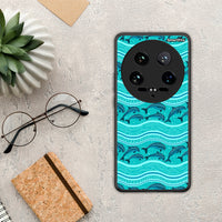 Thumbnail for Swimming Dolphins - Xiaomi 14 Ultra Case