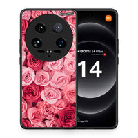 Thumbnail for Θήκη Xiaomi 14 Ultra RoseGarden Valentine από τη Smartfits με σχέδιο στο πίσω μέρος και μαύρο περίβλημα | Xiaomi 14 Ultra RoseGarden Valentine case with colorful back and black bezels