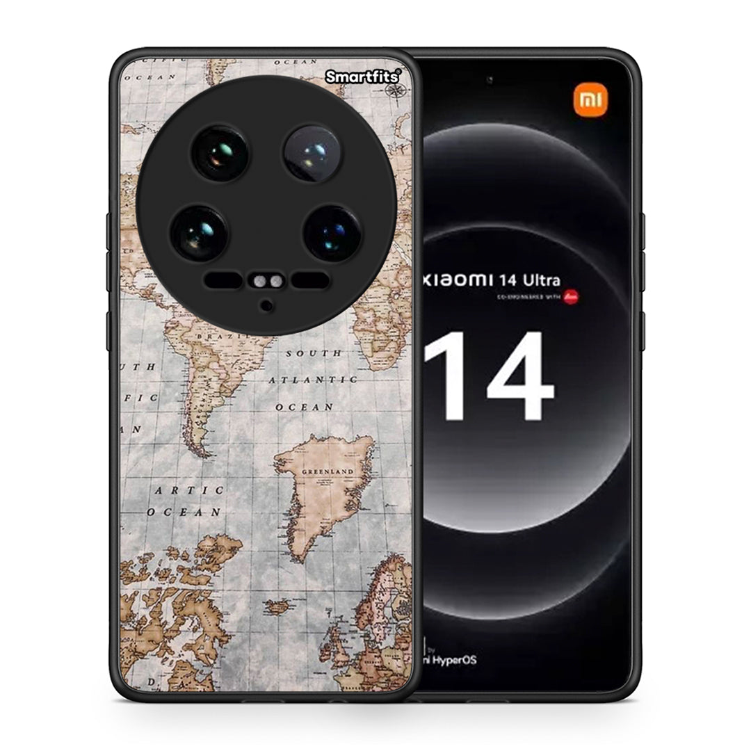 World Map - Xiaomi 14 Ultra Case