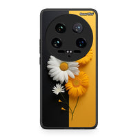 Thumbnail for Xiaomi 14 Ultra Yellow Daisies θήκη από τη Smartfits με σχέδιο στο πίσω μέρος και μαύρο περίβλημα | Smartphone case with colorful back and black bezels by Smartfits
