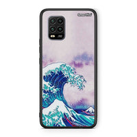 Thumbnail for Xiaomi Mi 10 Lite Blue Waves θήκη από τη Smartfits με σχέδιο στο πίσω μέρος και μαύρο περίβλημα | Smartphone case with colorful back and black bezels by Smartfits