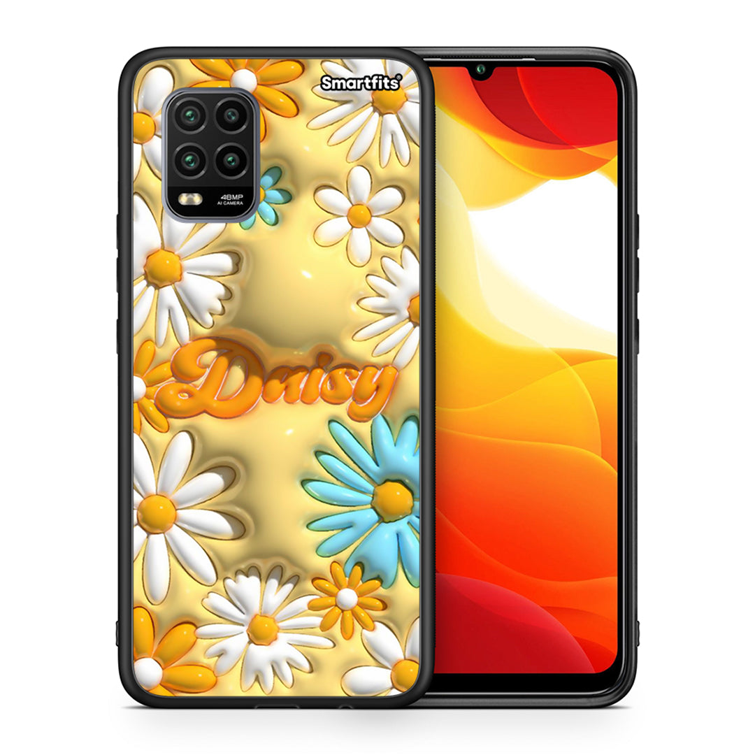 Θήκη Xiaomi Mi 10 Lite Bubble Daisies από τη Smartfits με σχέδιο στο πίσω μέρος και μαύρο περίβλημα | Xiaomi Mi 10 Lite Bubble Daisies case with colorful back and black bezels