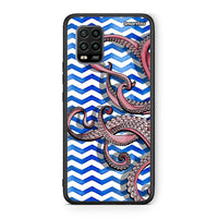 Thumbnail for Xiaomi Mi 10 Lite Chevron Devilfish θήκη από τη Smartfits με σχέδιο στο πίσω μέρος και μαύρο περίβλημα | Smartphone case with colorful back and black bezels by Smartfits