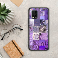 Thumbnail for Purple Aesthetic Collage - Xiaomi Mi 10 Lite θήκη