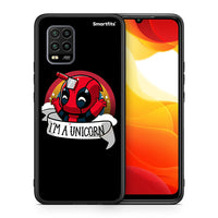 Thumbnail for Θήκη Xiaomi Mi 10 Lite Unicorn Deadpool από τη Smartfits με σχέδιο στο πίσω μέρος και μαύρο περίβλημα | Xiaomi Mi 10 Lite Unicorn Deadpool case with colorful back and black bezels