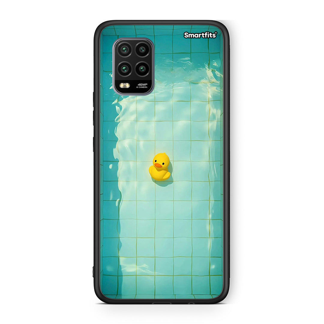 Xiaomi Mi 10 Lite Yellow Duck θήκη από τη Smartfits με σχέδιο στο πίσω μέρος και μαύρο περίβλημα | Smartphone case with colorful back and black bezels by Smartfits