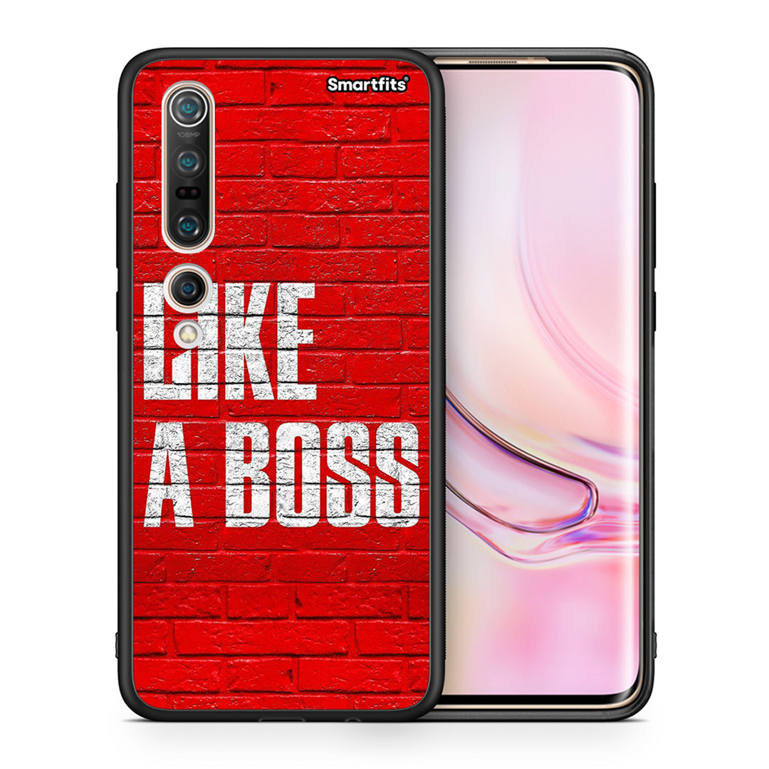 Θήκη Xiaomi Mi 10 Pro Like A Boss από τη Smartfits με σχέδιο στο πίσω μέρος και μαύρο περίβλημα | Xiaomi Mi 10 Pro Like A Boss case with colorful back and black bezels