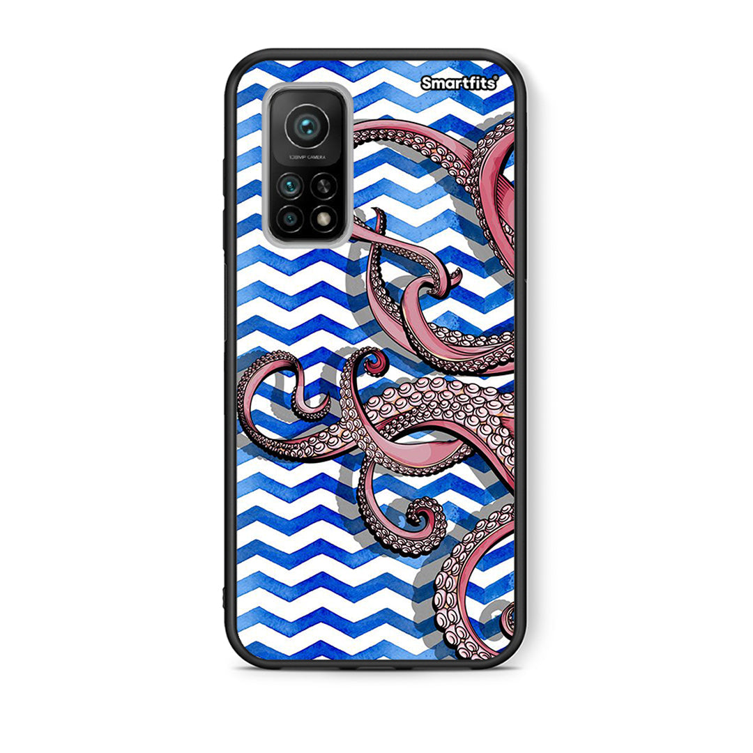 Θήκη Xiaomi Mi 10T/10T Pro Chevron Devilfish από τη Smartfits με σχέδιο στο πίσω μέρος και μαύρο περίβλημα | Xiaomi Mi 10T/10T Pro Chevron Devilfish case with colorful back and black bezels