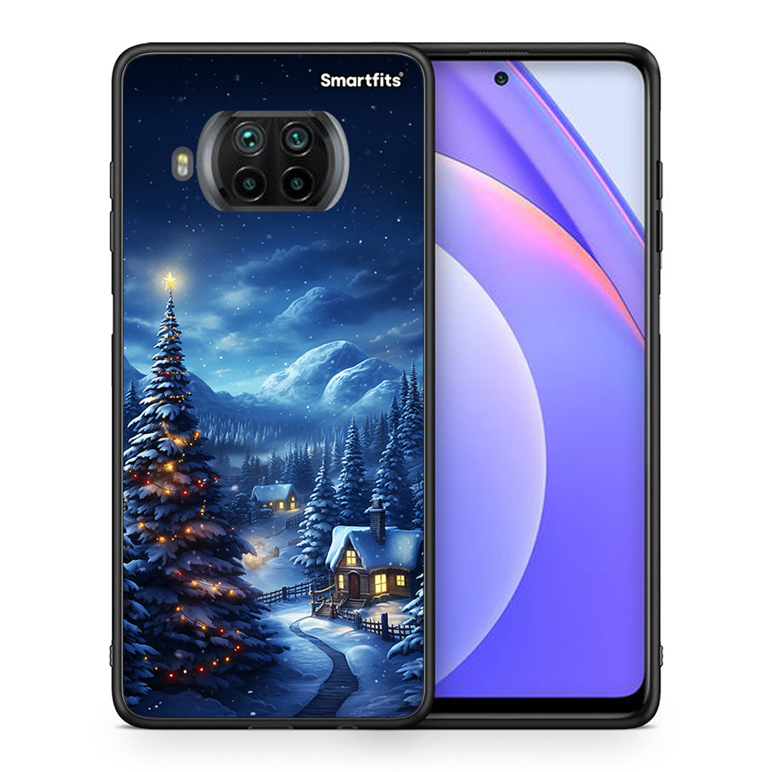 Θήκη Xiaomi Mi 10T Lite Christmas Scenery από τη Smartfits με σχέδιο στο πίσω μέρος και μαύρο περίβλημα | Xiaomi Mi 10T Lite Christmas Scenery case with colorful back and black bezels